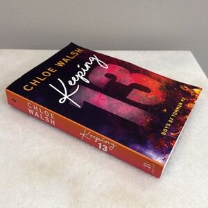 Keeping 13 Book by Chloe Walsh with Ombré Spine